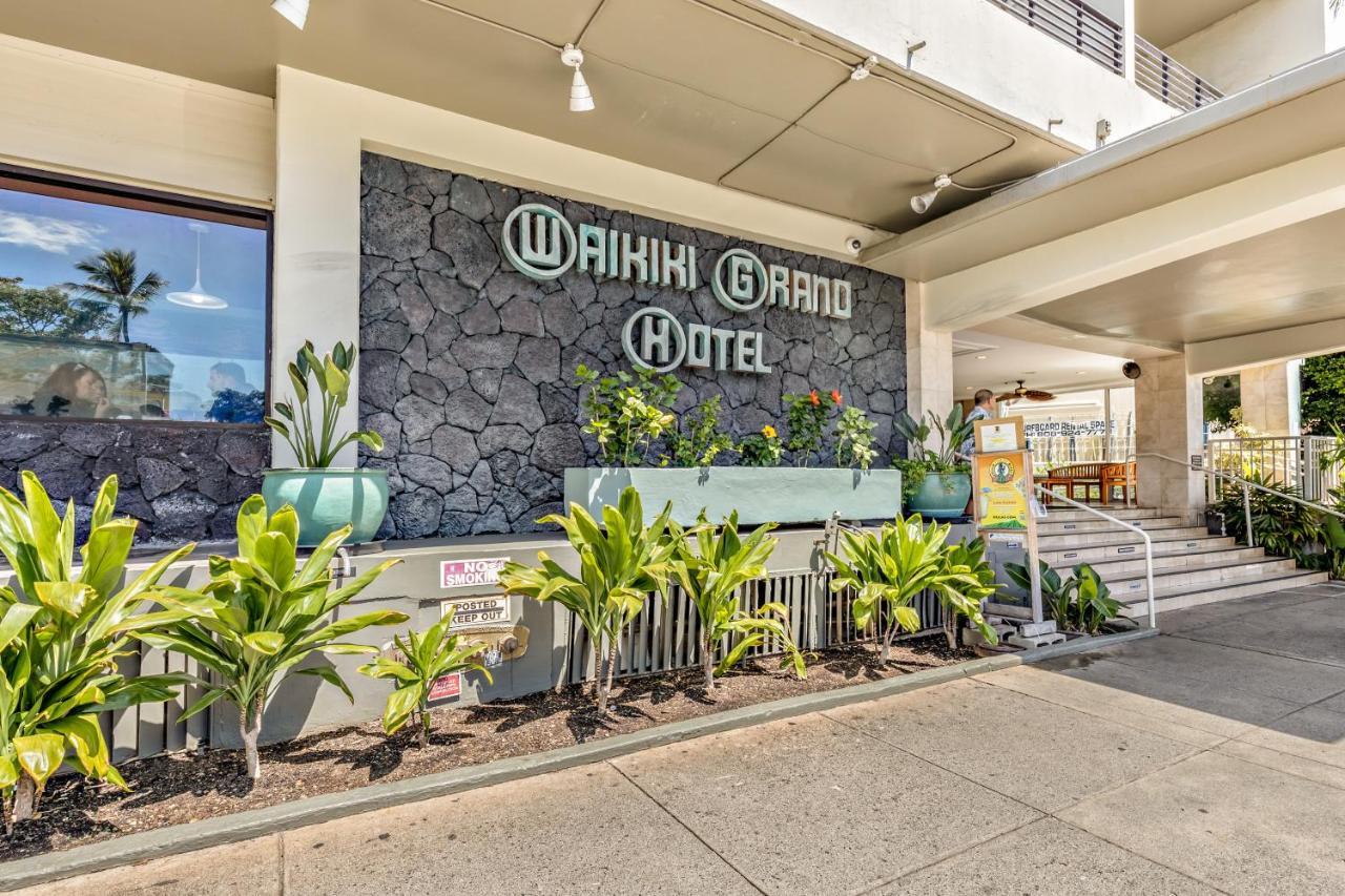 Inviting Waikiki Grand Hotel Room One Block To Beach! Honolulu Exterior photo